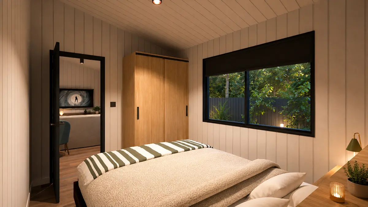 Separates Schlafzimmer im Modularen Tiny House 39