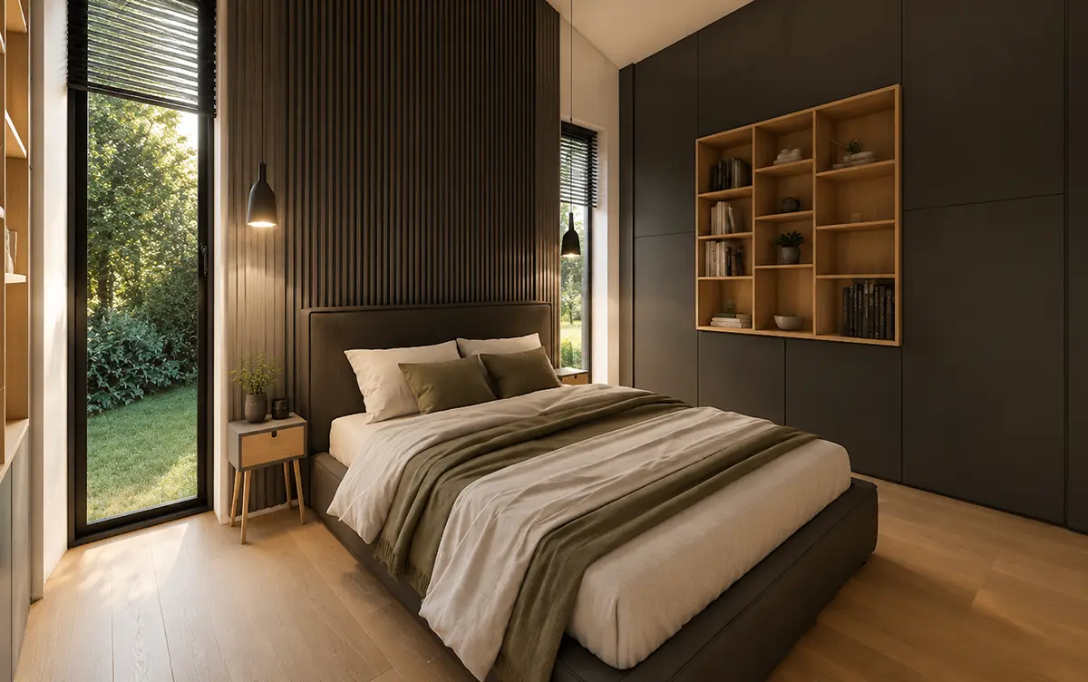 Separates Schlafzimmer im Modularen Tiny House 45